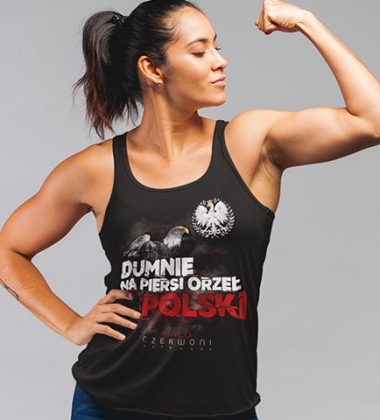 Damski tank-top DUMNIE NA PIERSI